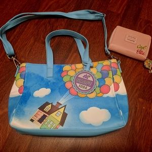 Pixar UP purse with Carl and Ellie wallet